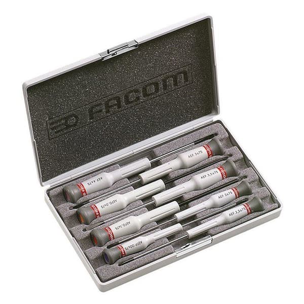 Set med 8 Micro-Tech skruvmejslar AEF.J6 serie FACOM