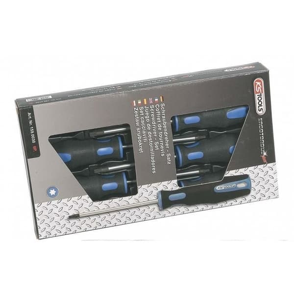 Skruvmejselset - KS TOOLS - Torx bits - Box med 6 delar