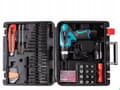 Miniatyrbild 4 av 7: ADM 12V SLADDLÖS SKRUVMEJSEL TVÅ BATTERIER BORRBITS SET 77 EL