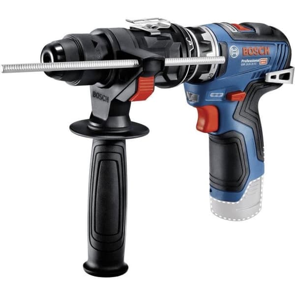 Bosch Professional GSR 12V-35 FC bore-/skruetrækker + bits + 2 batterier 12V 3,0 Ah + 1 oplader, Lboxx - 06019H3009