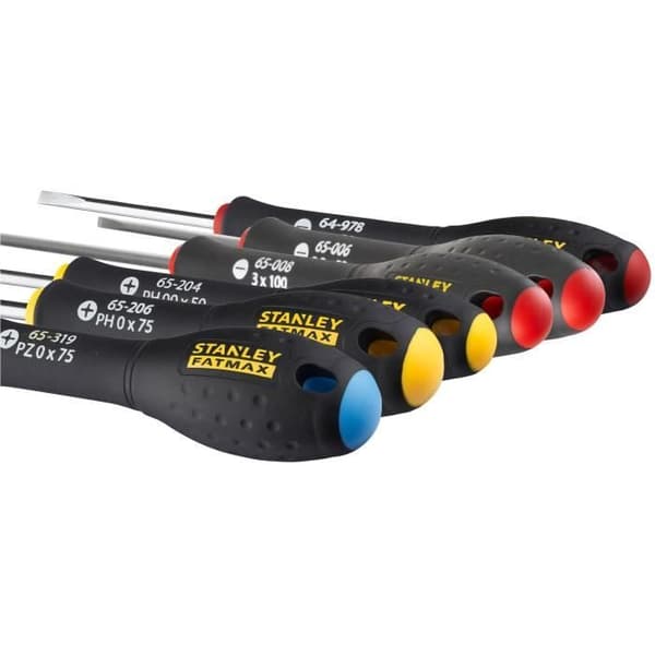 Set med 6 precisionsskruvmejslar - STANLEY FATMAX - 0-65-492