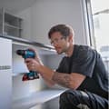 Miniatyrbillede 4 af 6: Bosch Professional GSR 18V Boremaskine + 2 Batterier 2,0 Ah + Lader + 82 dele, i L-Kuffert
