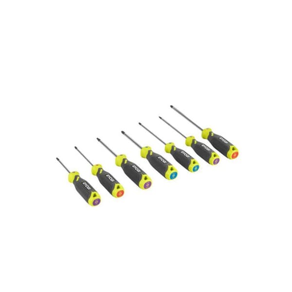RYOBI Magnetisk Skruetrækker Sæt med 7 - RHSDS7PC
