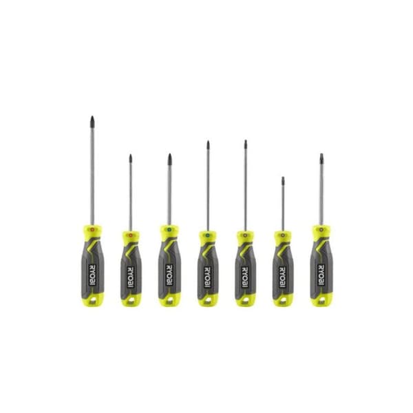 RYOBI Magnetisk Skruetrækker Sæt med 7 - RHSDS7PC