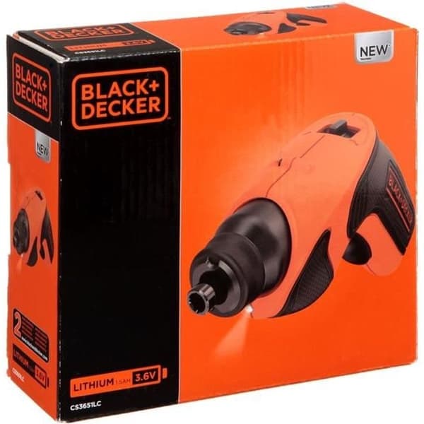 BLACK & DECKER Tournevis 3,6V litium 1,5 Ah