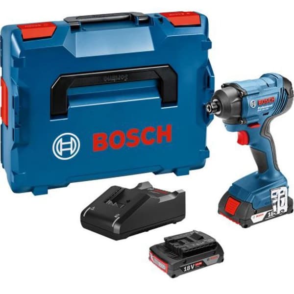 Bosch Professional GDR 18V-160 slagskruvdragare + 2 x 2,0Ah batterier + L-BOXX - 06019G5100