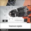 Miniatyrbillede 4 af 6: 20V 50Nm akku-boremaskine - DUAL POWER POWDP15100 - Leveres uden batteri eller oplader