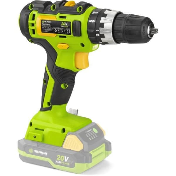 Sladdlös slagborrmaskin - FIELDMANN - 20V - 35 Nm - Ergonomisk och lätt