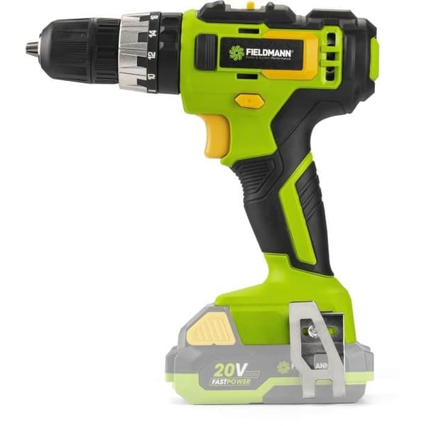Sladdlös slagborrmaskin - FIELDMANN - 20V - 35 Nm - Ergonomisk och lätt