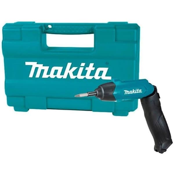3,6V 4,5Nm skruvmejsel + batteri + USB-kabel + tillbehörssats + plastfodral - MAKITA - DF001DW