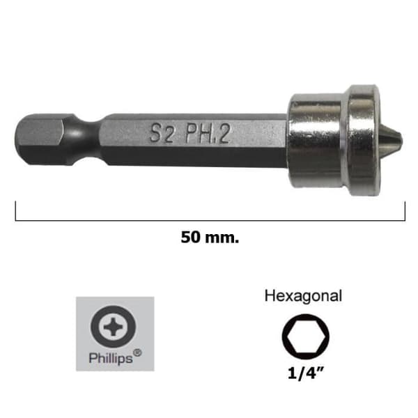 Destorpuntas Maurer Pladur Phillips N 2 Etui med 5 delar 50 mm