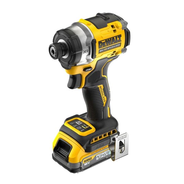 3 hastigheter 18V 282Nm XR slagskruvmejsel - DEWALT - med 2 18V 1,7Ah batterier - laddare - TSTAK - DCF860E2T-QW