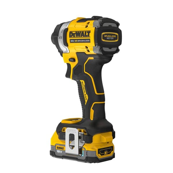 3 hastigheter 18V 282Nm XR slagskruvmejsel - DEWALT - med 2 18V 1,7Ah batterier - laddare - TSTAK - DCF860E2T-QW