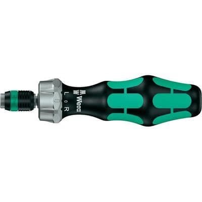 WERA 816 RA spärrskruvmejsel - 6,3 mm sexkantsbits - Rapidatorstöd - Snabbt byte av bitar