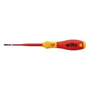 SlimFix skruvmejsel - Wiha - Spårhuvud 4,5x125 mm - Skyddsisolering - SoftFinish®
