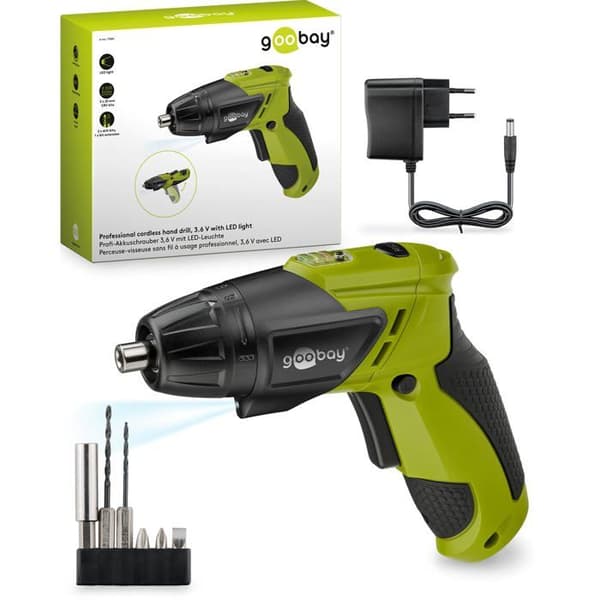 fixpoint Professional sladdlös skruvmejsel 3,6 V insexskruv