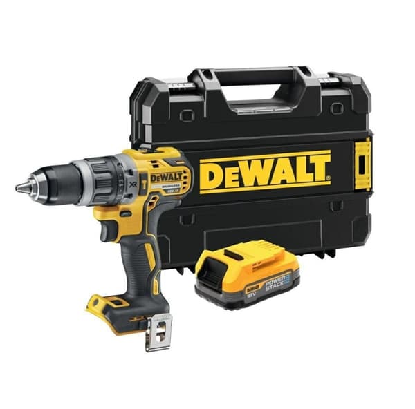 DEWALT. SKRUVMEJSEL UD.18V DCD796E1T 70/27Nm 1x1.7Ah POWERSTACK UTAN LADDARE, TSTAK