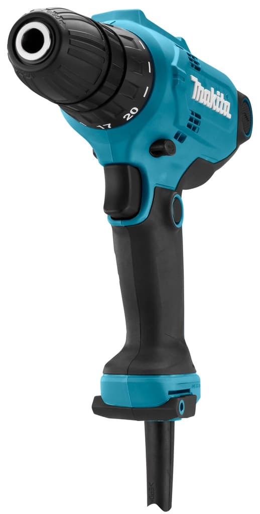 Makita DF0300 borrmaskin 1500 varv/min Nyckelfri 1,2 kg Svart, Blå