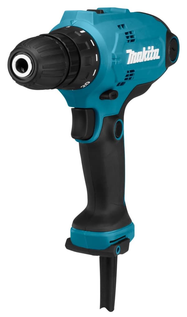 Makita DF0300 borrmaskin 1500 varv/min Nyckelfri 1,2 kg Svart, Blå