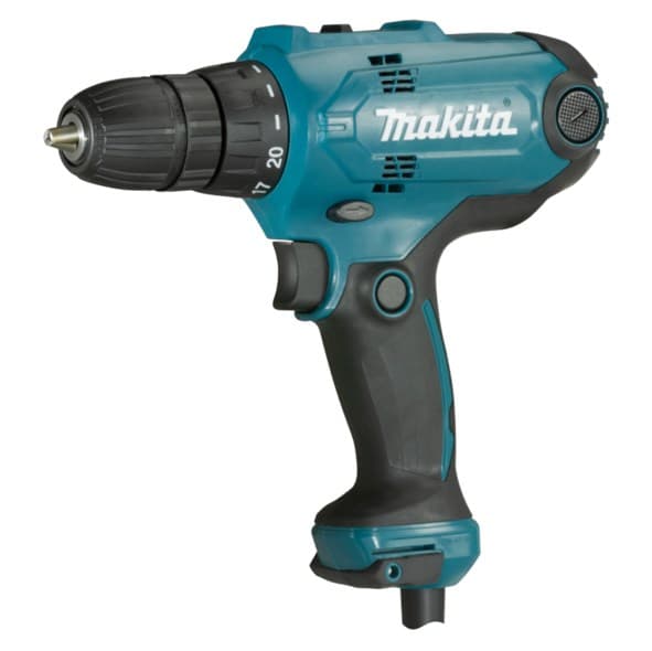 Makita DF0300 borrmaskin 1500 varv/min Nyckelfri 1,2 kg Svart, Blå