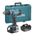 Miniatyrbillede 1 af 2: Makita DHP453RFE boremaskine Nøglefri Sort, Blå 1,8 kg