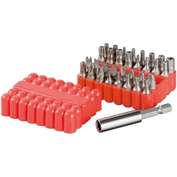 FIXPOINT 43034 33-delad magnetisk skruvmejselsats