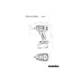 Miniatyrbild 6 av 6: Metabo SSW 18 LTX 300 BL 602395890 skruvdragare