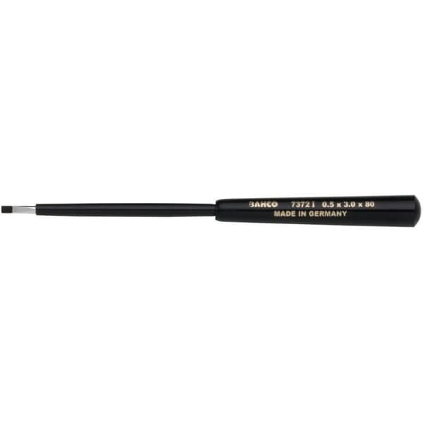 Platt skruvmejsel - BAHCO - Standard - Platt spets - 0,5x3,0x80mm