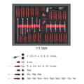 Miniatyrbild 2 av 2: KS Tools 7111029 SCS Set av skruvmejslar, 29 delar, 11 Systemmatta