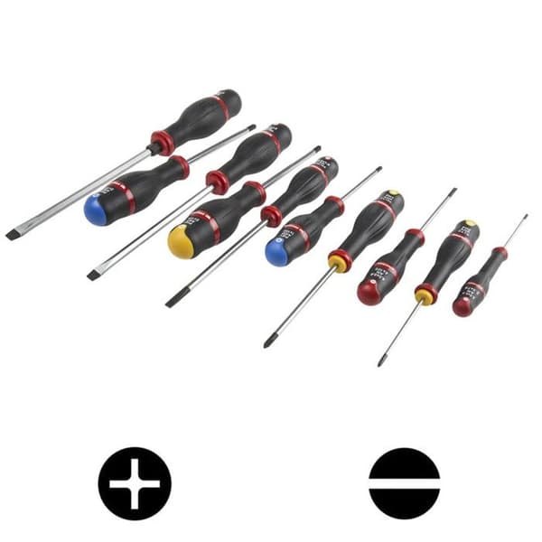Set med 10 Protwist-skruvmejslar - FACOM - ATW.J10PB