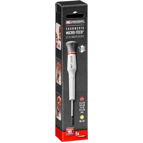 5 Microtech-tarkkuusruuvimeisselin sarja - FACOM - AEF.J1PB