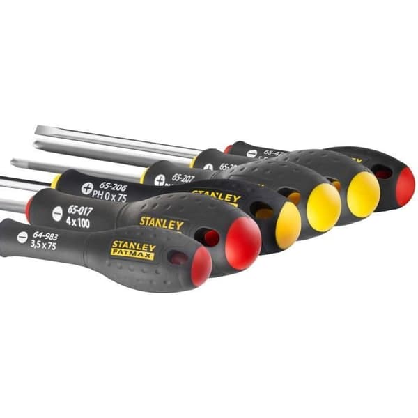 6-delat skruvmejselsats - STANLEY FATMAX - FMHT0-62626 - Elektriker + Phillips