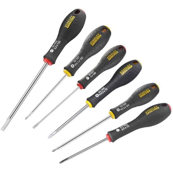 6-delat skruvmejselsats - STANLEY FATMAX - FMHT0-62626 - Elektriker + Phillips