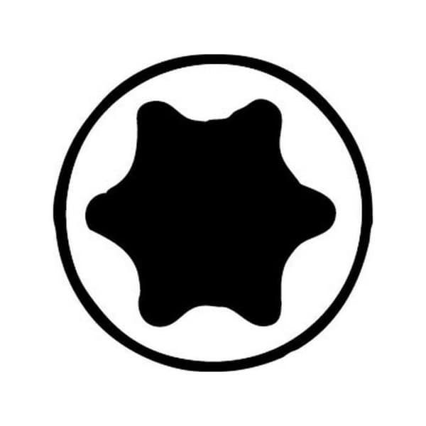 TORX® skruvmejsel, med T-handtag, Mått: T 15, Längd. bladbredd 100 mm