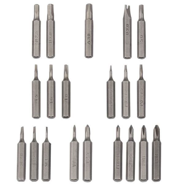 Elektrisk precisionsskruvmejsel - sladdlös - 4 mm - 0,35 N·m - 2 batterier - Vit