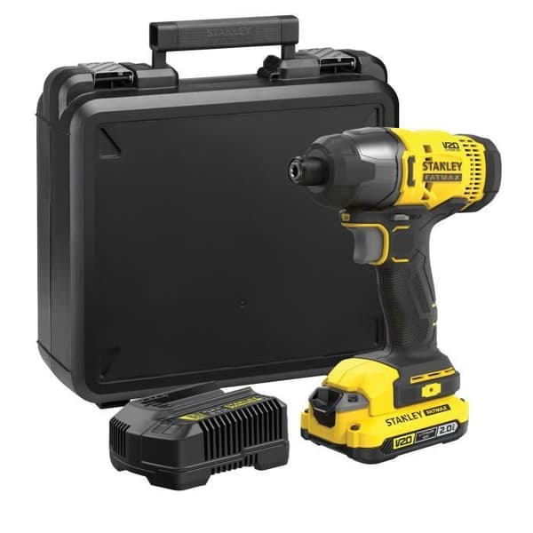 Slagskruetrækker 165 Nm - 18V - 2800 o/min, 3100 tpm, LED - V20 serie - STANLEY FATMAX, SFMCF800D1K-QW