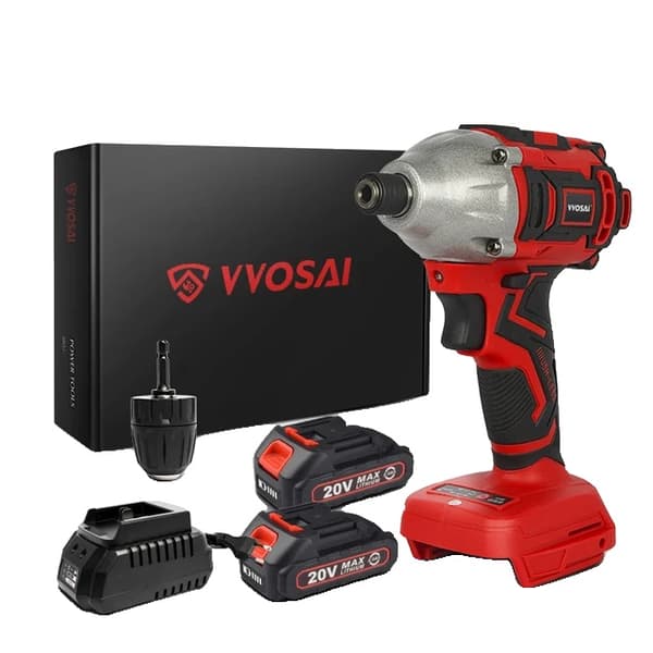 Elektrisk skruvdragare, 300NM borstlös batteri, uppladdningsbar slagborr., 20V WS-Z8-C2P, EU
