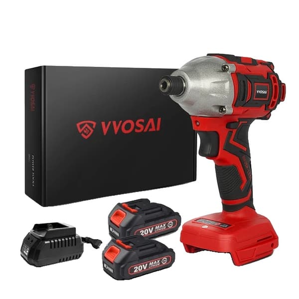 Elektrisk skruvdragare, 300NM borstlös batteri, uppladdningsbar slagborr., 20V WS-Z8-C2, EU