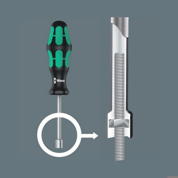 Wera 395 Holo hylsnyckel - Svart - 10 mm