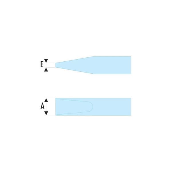 Skruvmejsel - FACOM - AT2.5x75 - 2,5x75mm - Elektrisk skydd: Ja - Soft Grip
