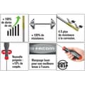 Miniatyrbild 4 av 4: Skruvmejsel - FACOM - AT2.5x75 - 2,5x75mm - Elektrisk skydd: Ja - Soft Grip