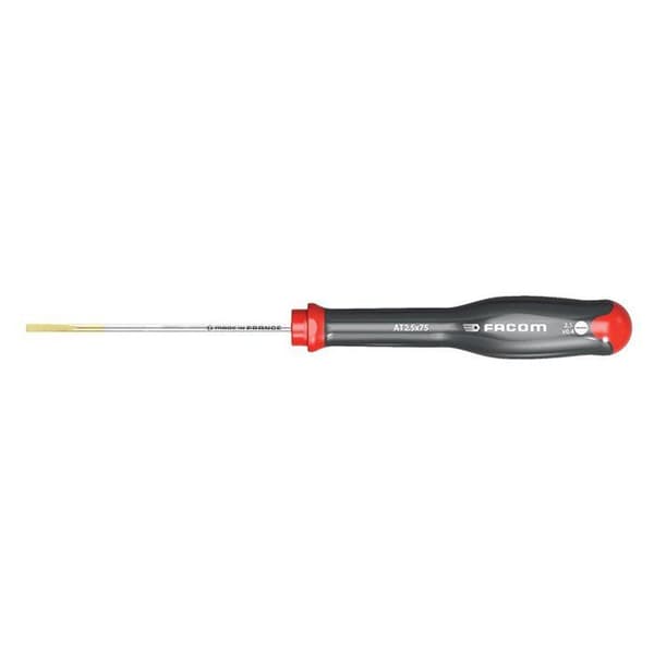 Skruvmejsel - FACOM - AT2.5x75 - 2,5x75mm - Elektrisk skydd: Ja - Soft Grip
