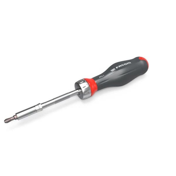 PROTWIST® spärrbitshållare skruvmejsel med 15 skruvbits - FACOM - ATCL.1PB