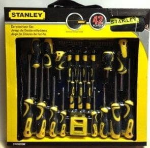 STANLEY SKRUETRÆKKERSÆT 42 DELE + POSE