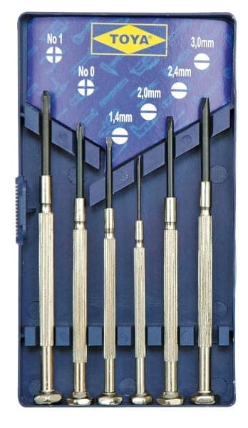 VOREL PRECISIONSSKRUVMEJSEL set med 6 delar 64310