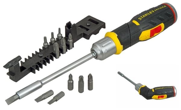STANLEY PISTOL SPÄRRSKRUVMEJSEL + BITS 12 ST.