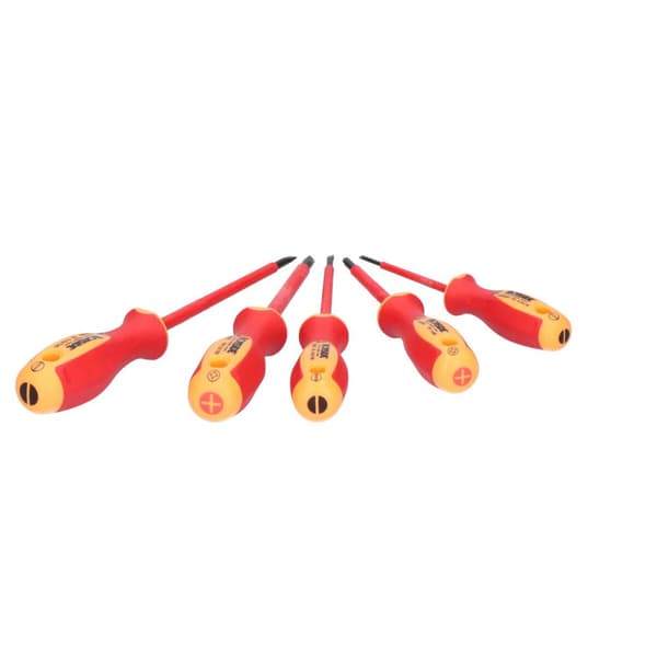 5 Ergonomic 120511 VDE 1000V IRONSIDE -ruuvimeisselin sarja