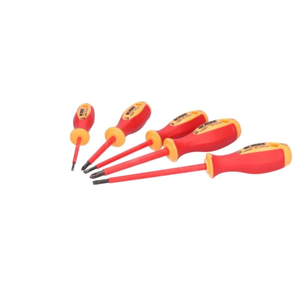 5 Ergonomic 120511 VDE 1000V IRONSIDE -ruuvimeisselin sarja