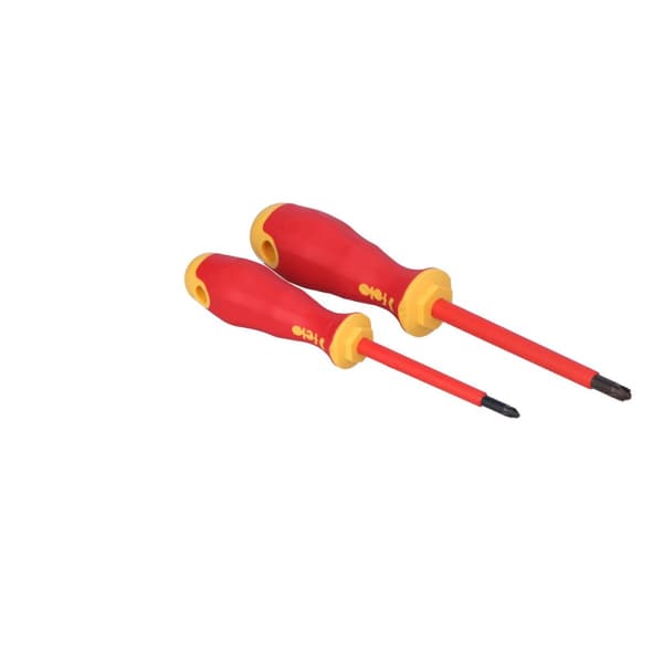 Set med två FELO Ergonic VDE-skruvmejslar plus/minus Z1/Z2