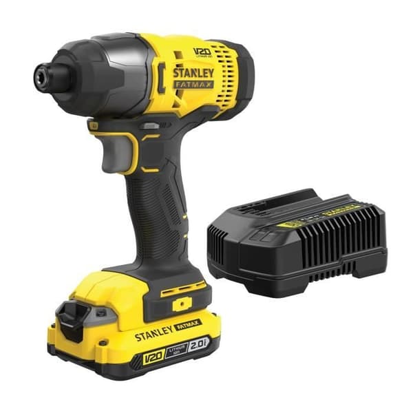 Sladdlös slagskruvdragare + 2Ah batteri + laddare - 18V - Stanley Fatmax - SFMCF800D1K-QW